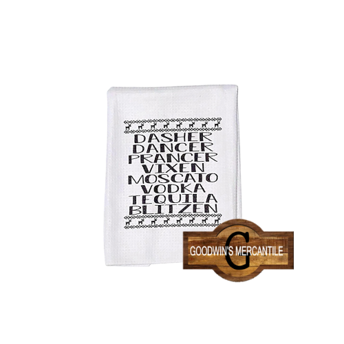 MOSCATO BLITZEN PRINTED TEA TOWEL