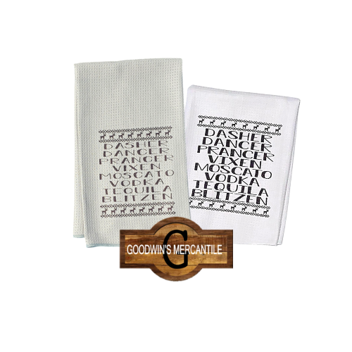 MOSCATO BLITZEN PRINTED TEA TOWEL