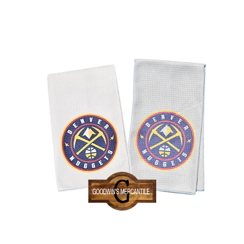 DENVER NUGGETS PRINTED TEA TOWEL