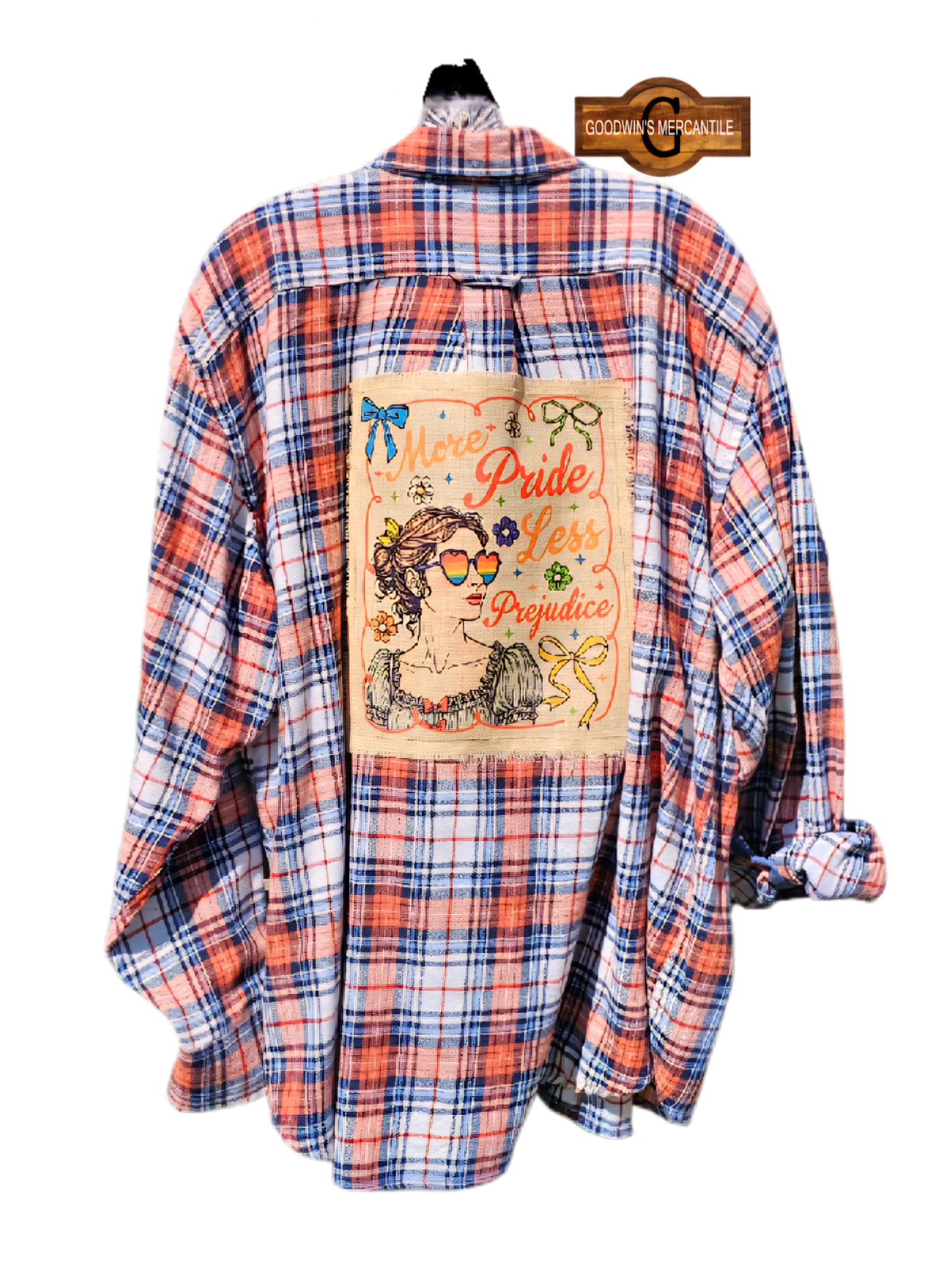MORE PRIDE LESS PREJUDICE SHACKET-SIZE 2XLARGE