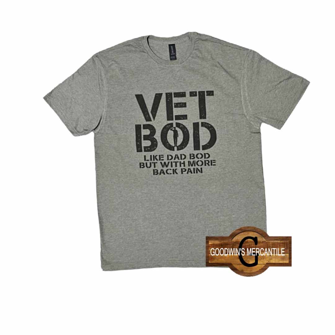 VET BOD BACK PAIN UNISEX T-SHIRT
