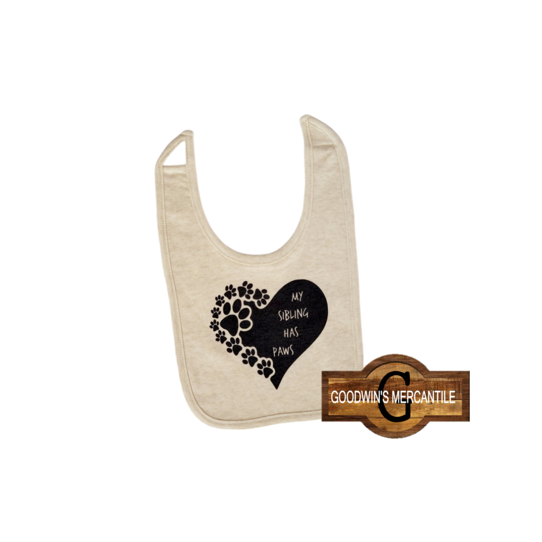 MY SIBLING HAS PAWS BIB