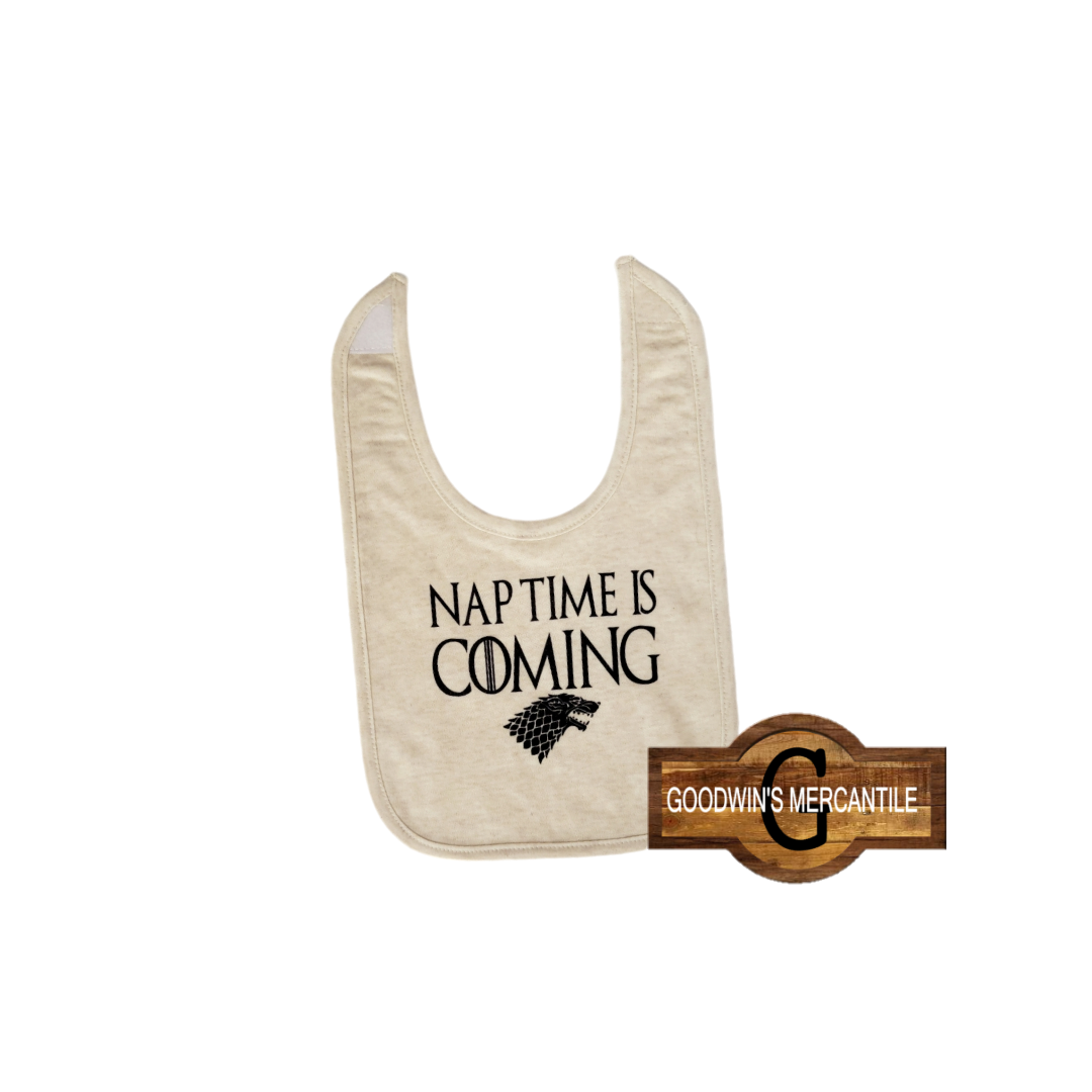 NAPTIME IS COMING BIB