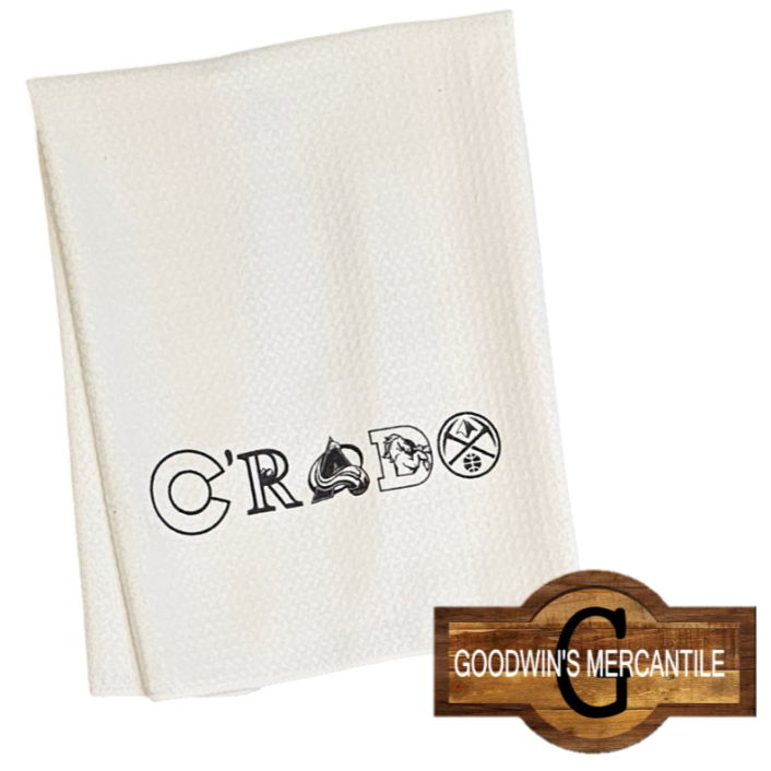 C'RADO SPORTS TEAMS PRINTED TEA TOWEL