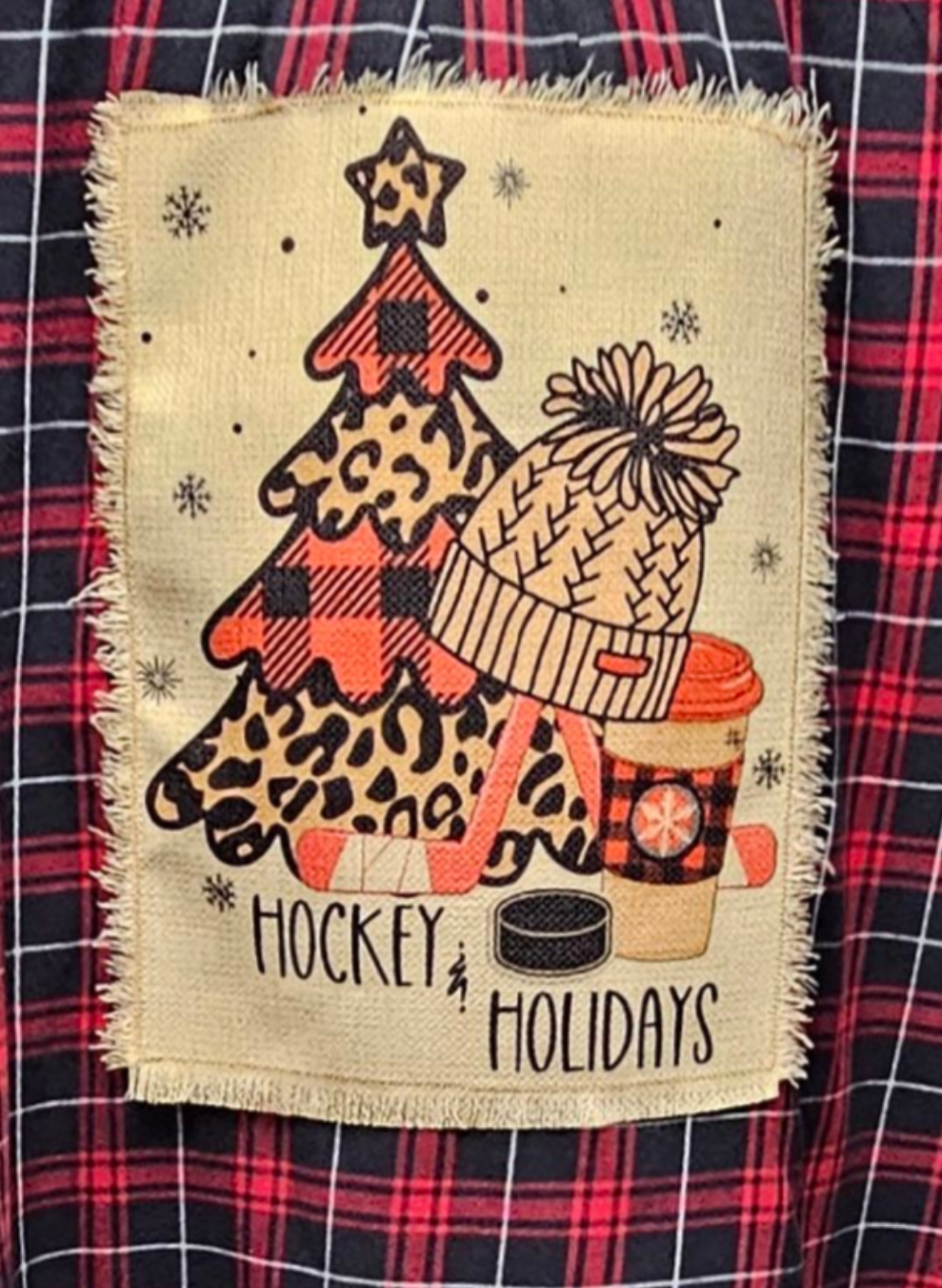 HOCKEY AND HOLIDAYS SHACKET-SIZE 2XLARGE