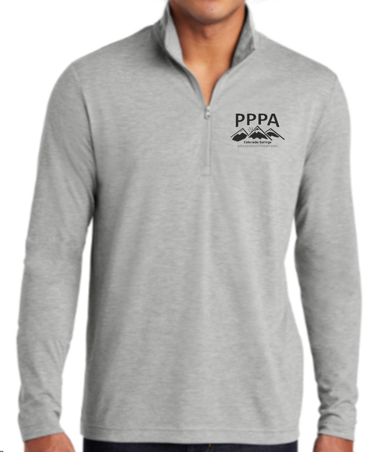 PPPA LOGO 1/4 ZIP PULL OVER, FULL ZIP SWEATSHIRT