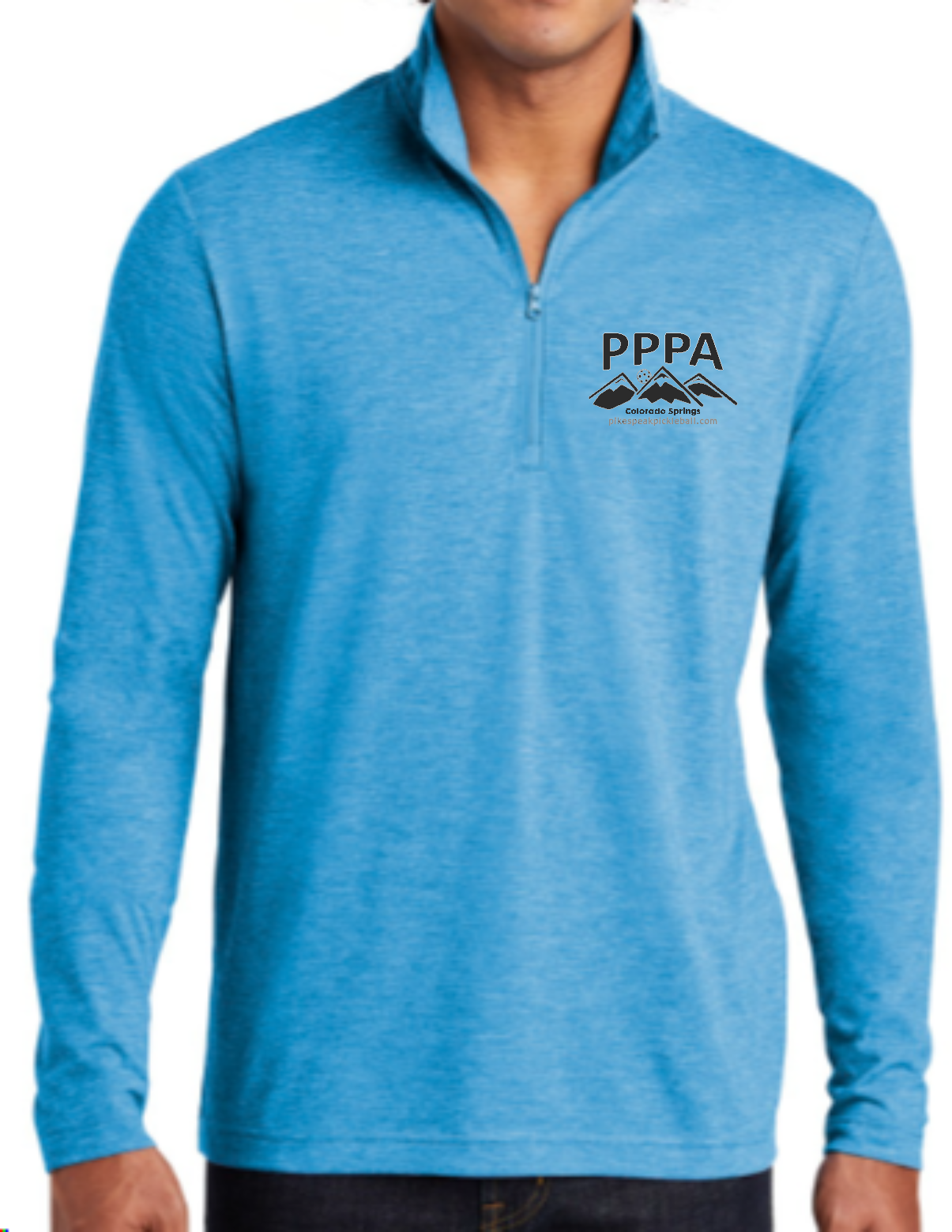 PPPA LOGO 1/4 ZIP PULL OVER, FULL ZIP SWEATSHIRT