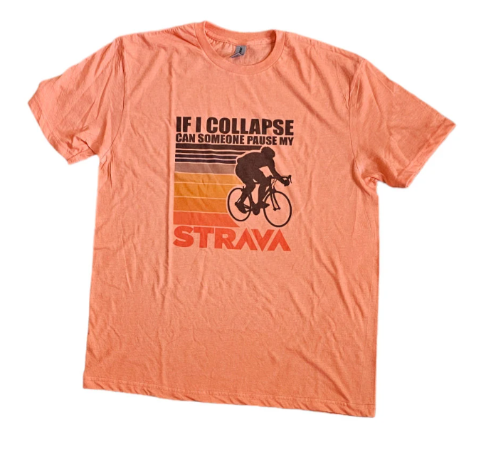 PAUSE MY STRAVA UNISEX T-SHIRT