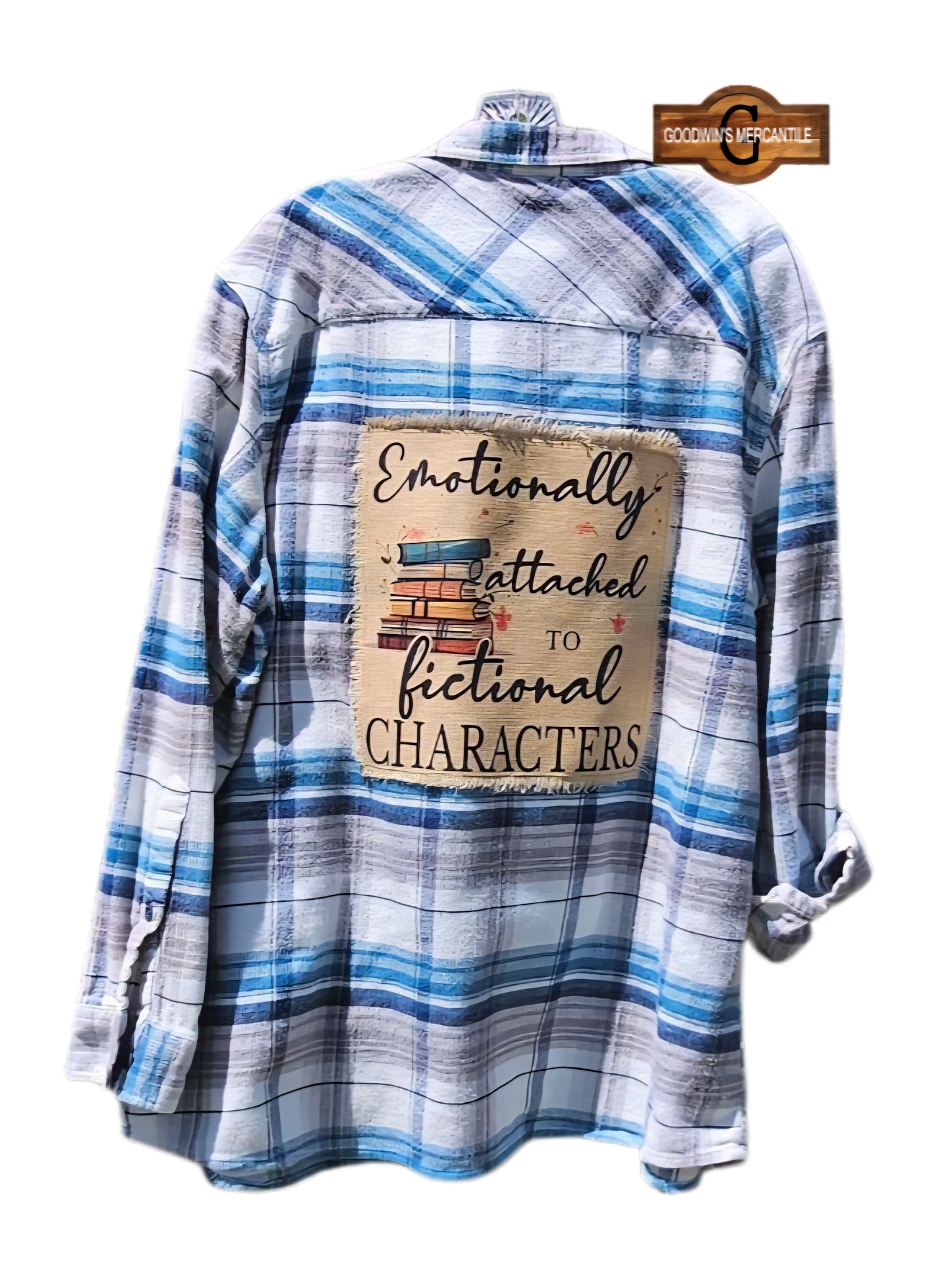 EMOTIONALLY ATTACHED TO FICTIONAL CHARACTERS SHACKET-SIZE XLARGE