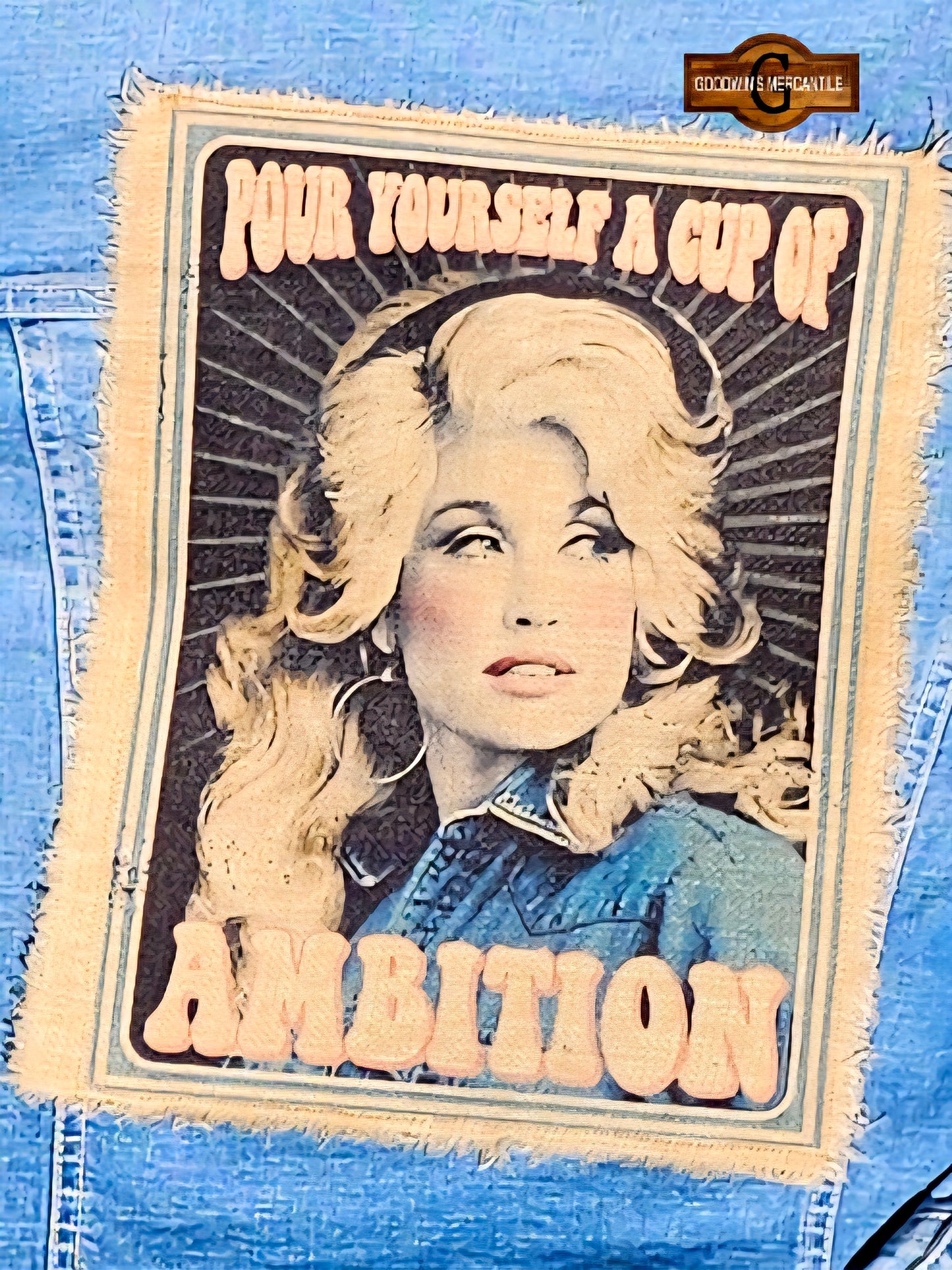 CUP OF AMBITION DOLLY DENIM JACKET-SIZE – Size M (Fitted Cut)