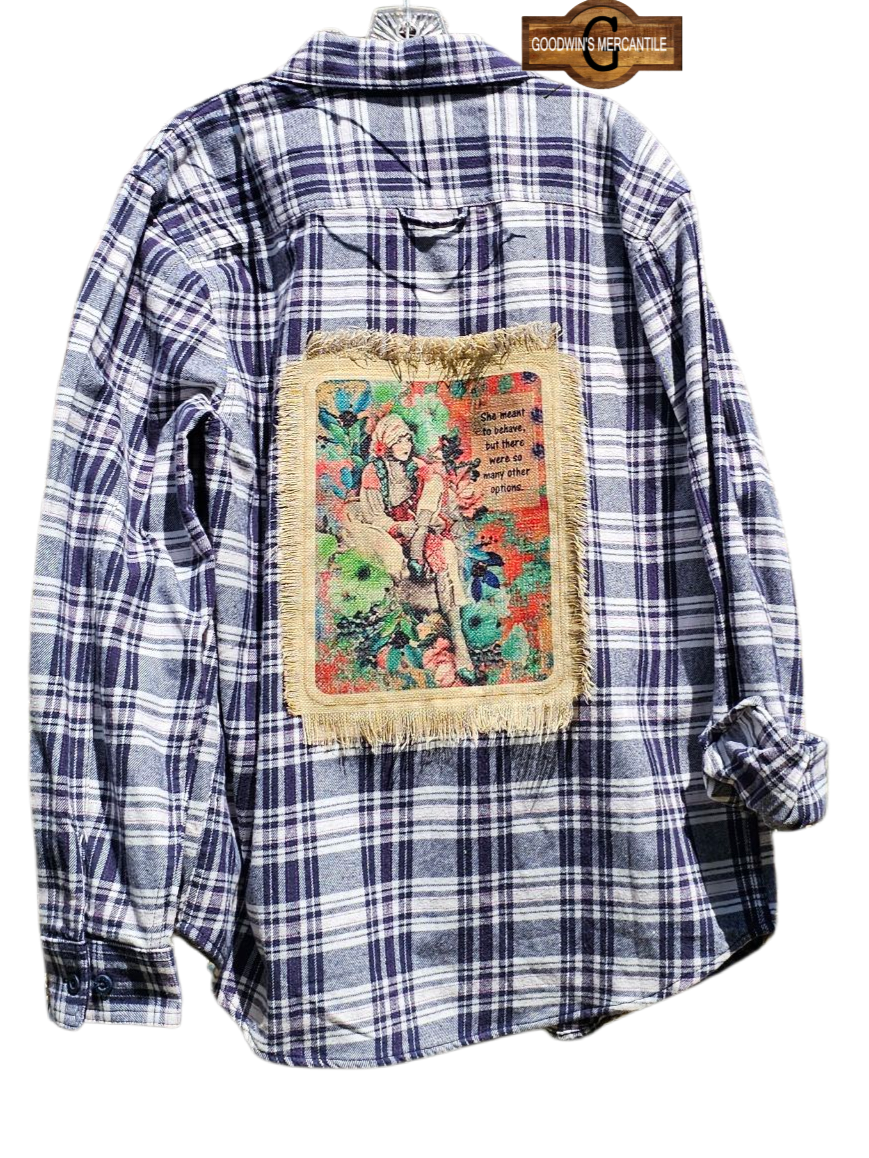 SHE MEANT TO BEHAVE BUT THERE WERE OPTIONS SHACKET SIZE LARGE
