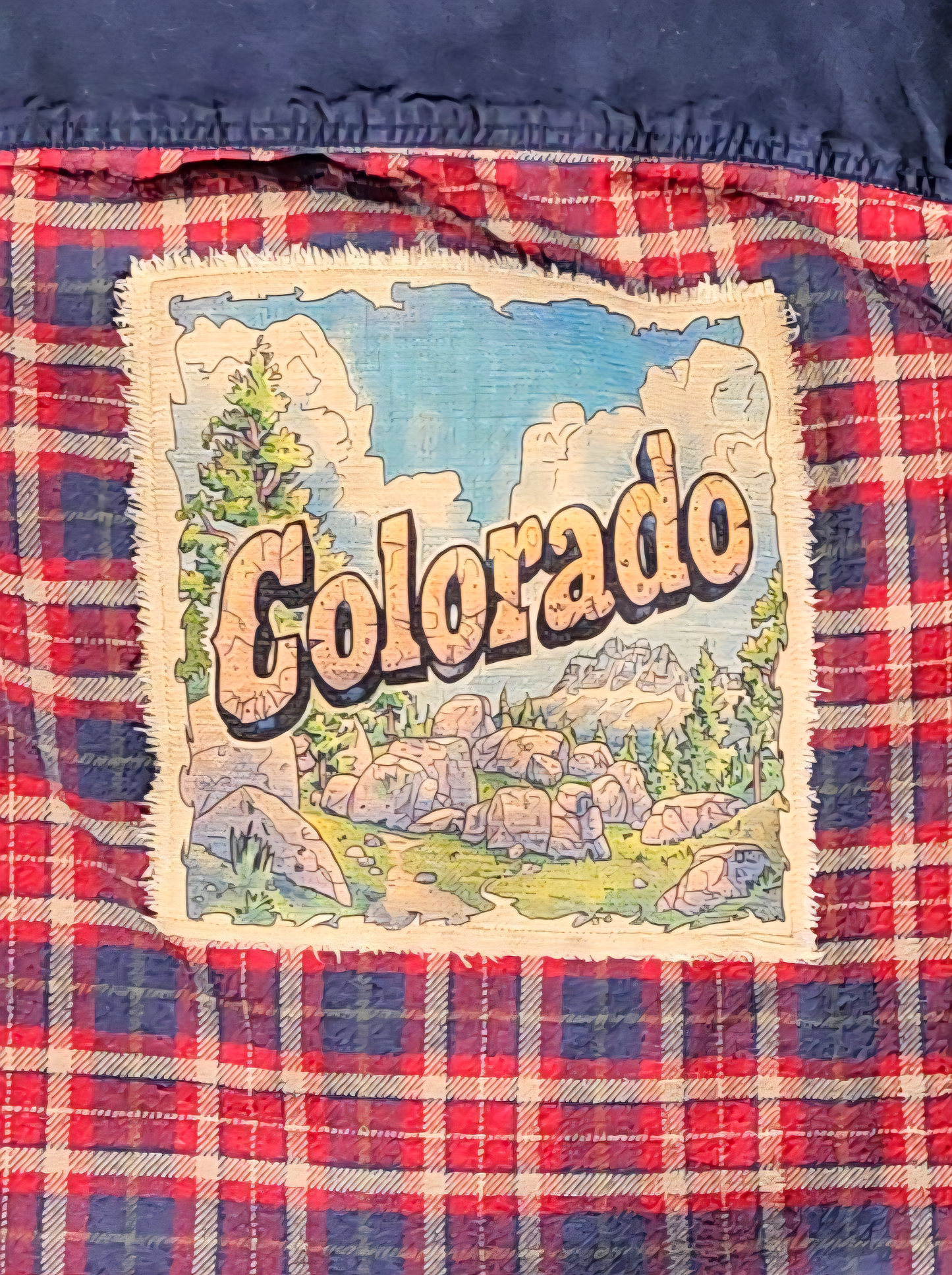 COLORADO ROCKY MOUNTAINS SHACKET-SIZE MEDIUM