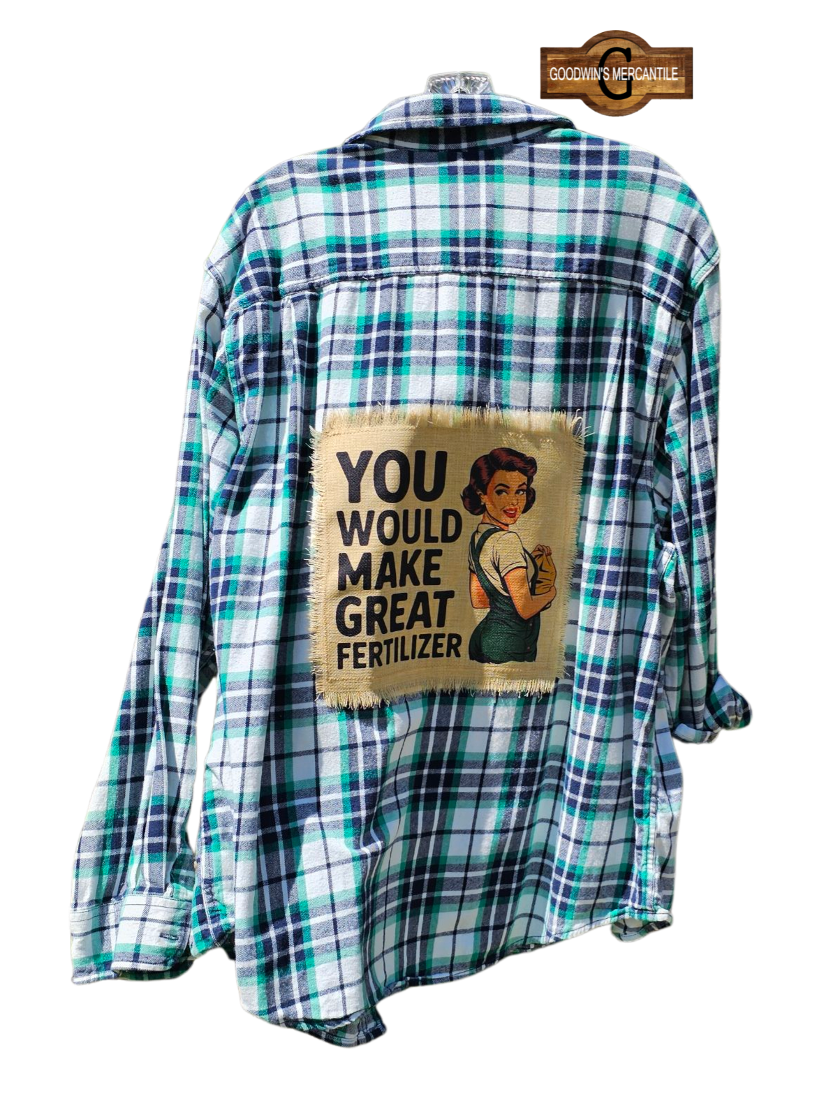 YOU WOULD MAKE GREAT FERTILIZER SHACKET-SIZE 2XLARGE