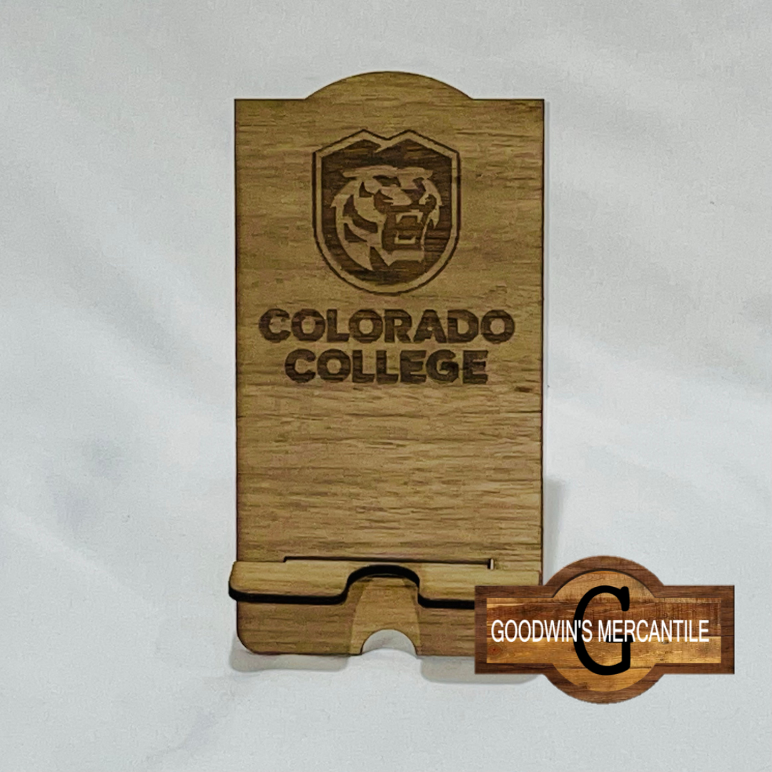 COLORADO COLLEGE PHONE STAND