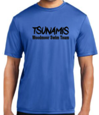 TSUNAMI LOGO T SHIRT PERFORMANCE WEAR