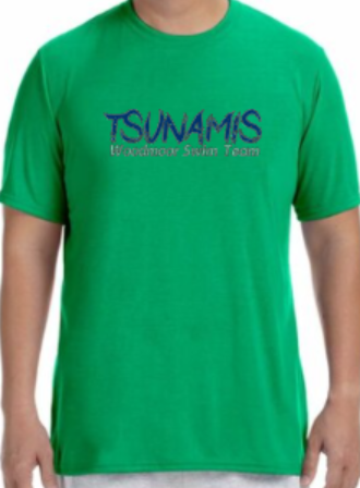 TSUNAMI LOGO T SHIRT PERFORMANCE WEAR