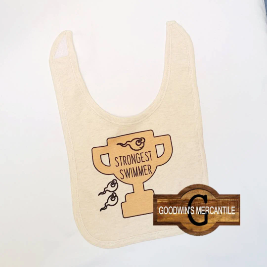 STRONGEST SWIMMER BIB