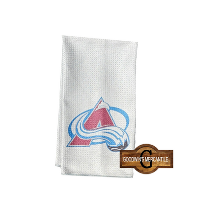 COLORADO AVALANCHE PRINTED TEA TOWEL