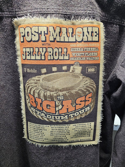JELLY ROLL POST MALONE DENVER SHACKET-SIZE MEDIUM