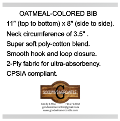 COLORADO CRAFT BOOB SNOB BIB