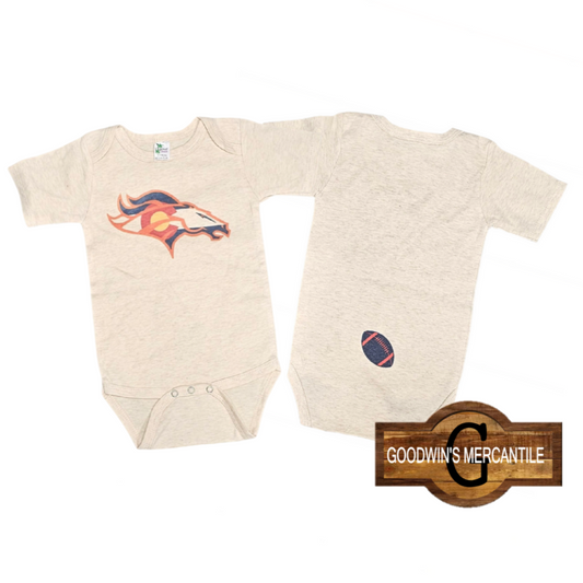 BRONCO COLORADO BLENDED FLAG PRINTED 2-SIDED BODYSUIT