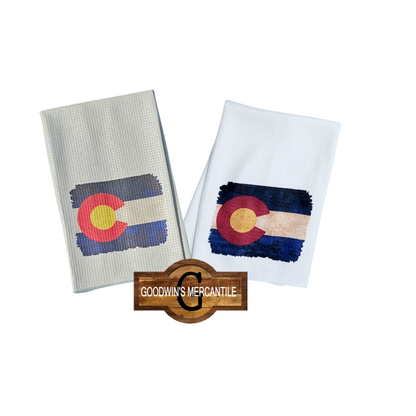 COLORADO FLAG TEA TOWEL