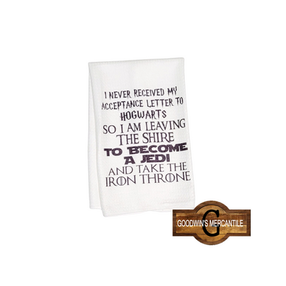 HP TO GOT PRINTED TEA TOWEL