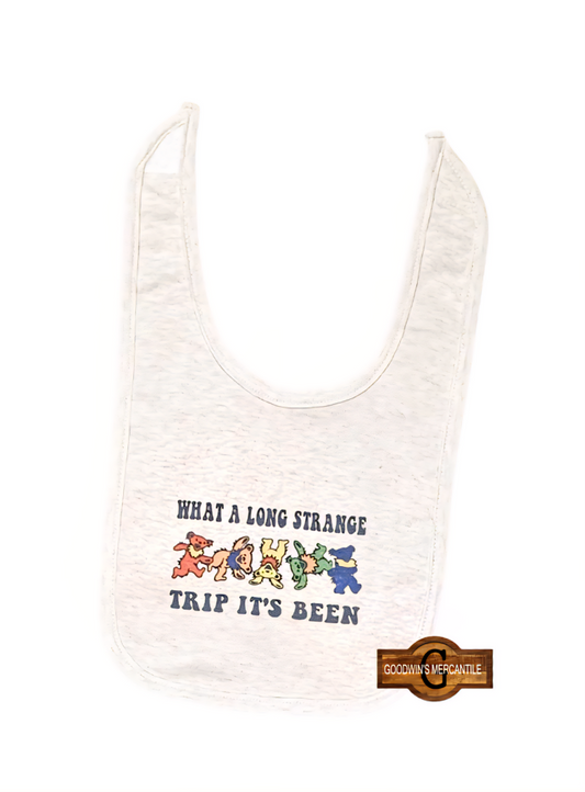 GRATEFUL DEAD LONG STRANGE TRIP PRINTED BIB