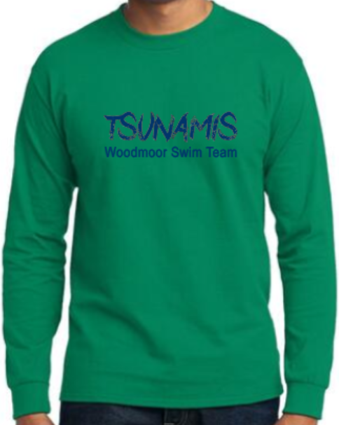 TSUNAMI LOGO LONG OR SHORT SLEEVE T-SHIRTS