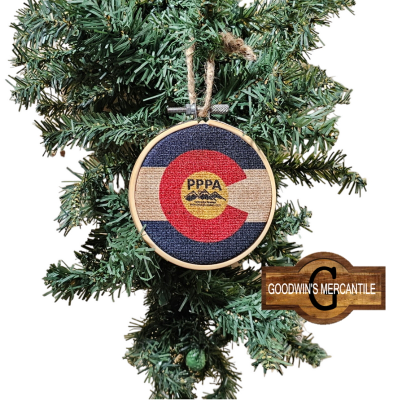 PPPA LOGO COLORADO HOOP ORNAMENT