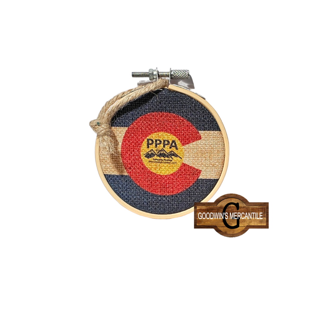 PPPA LOGO COLORADO HOOP ORNAMENT