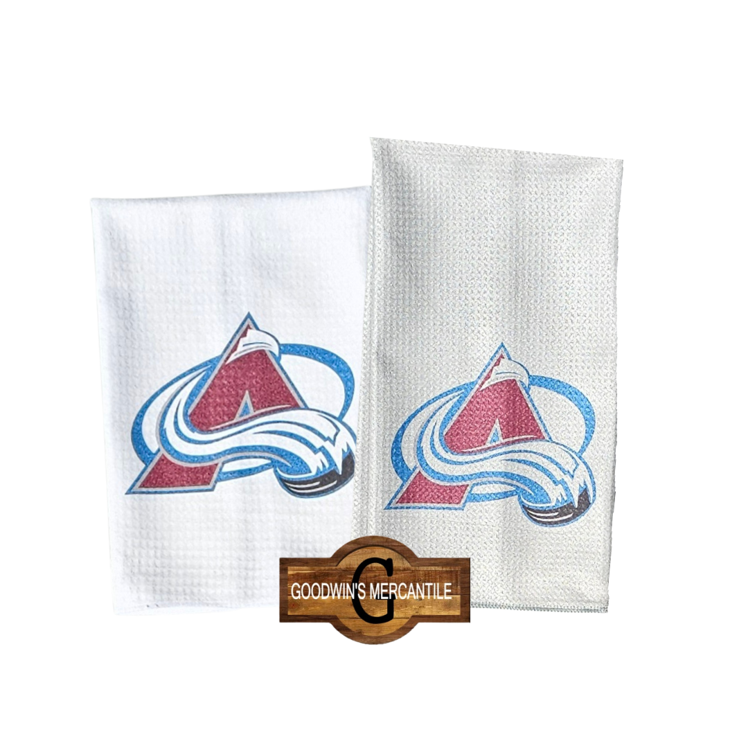 COLORADO AVALANCHE PRINTED TEA TOWEL