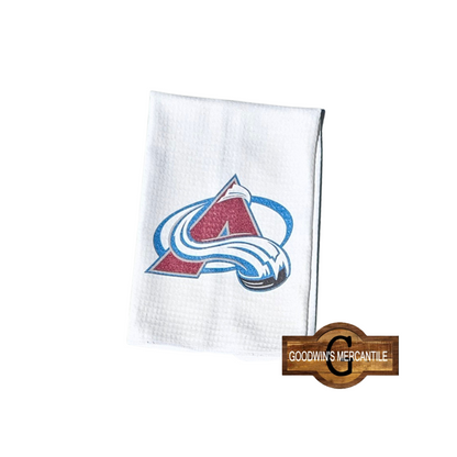 COLORADO AVALANCHE PRINTED TEA TOWEL