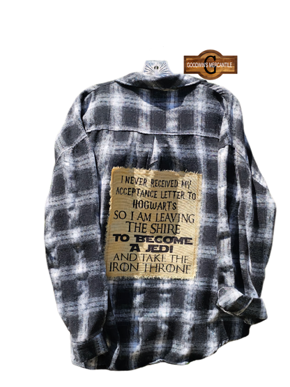 HARRY POTTER FANDOM TO GAME OF THRONES SHACKET-SIZE XLARGE