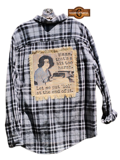 LOL THAT MIGHT BE HARSH, LET ME ADD AN LOL SHACKET-SIZE XLARGE