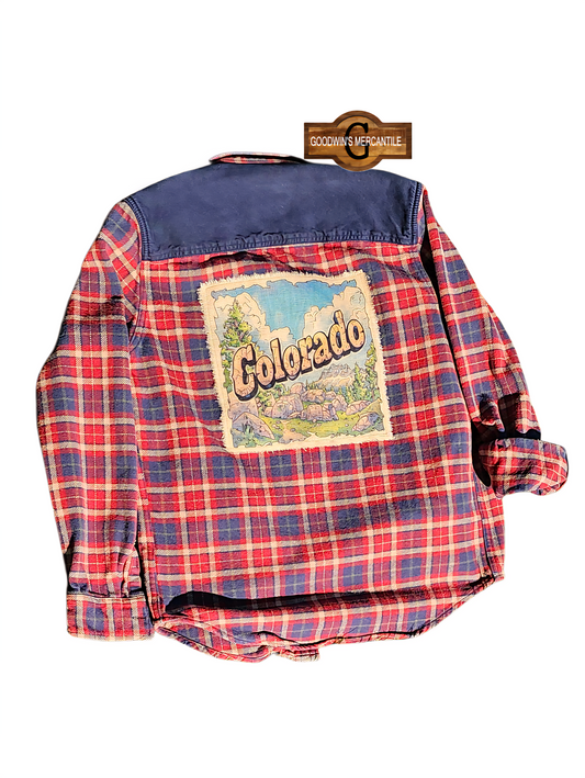 COLORADO ROCKY MOUNTAINS SHACKET-SIZE MEDIUM