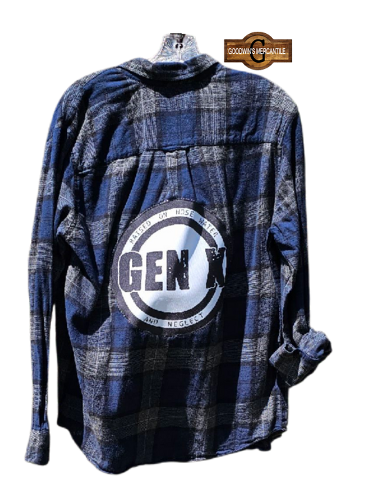 GEN-X RAISED ON HOSE WATER AND NEGLECT SHACKET SIZE SMALL