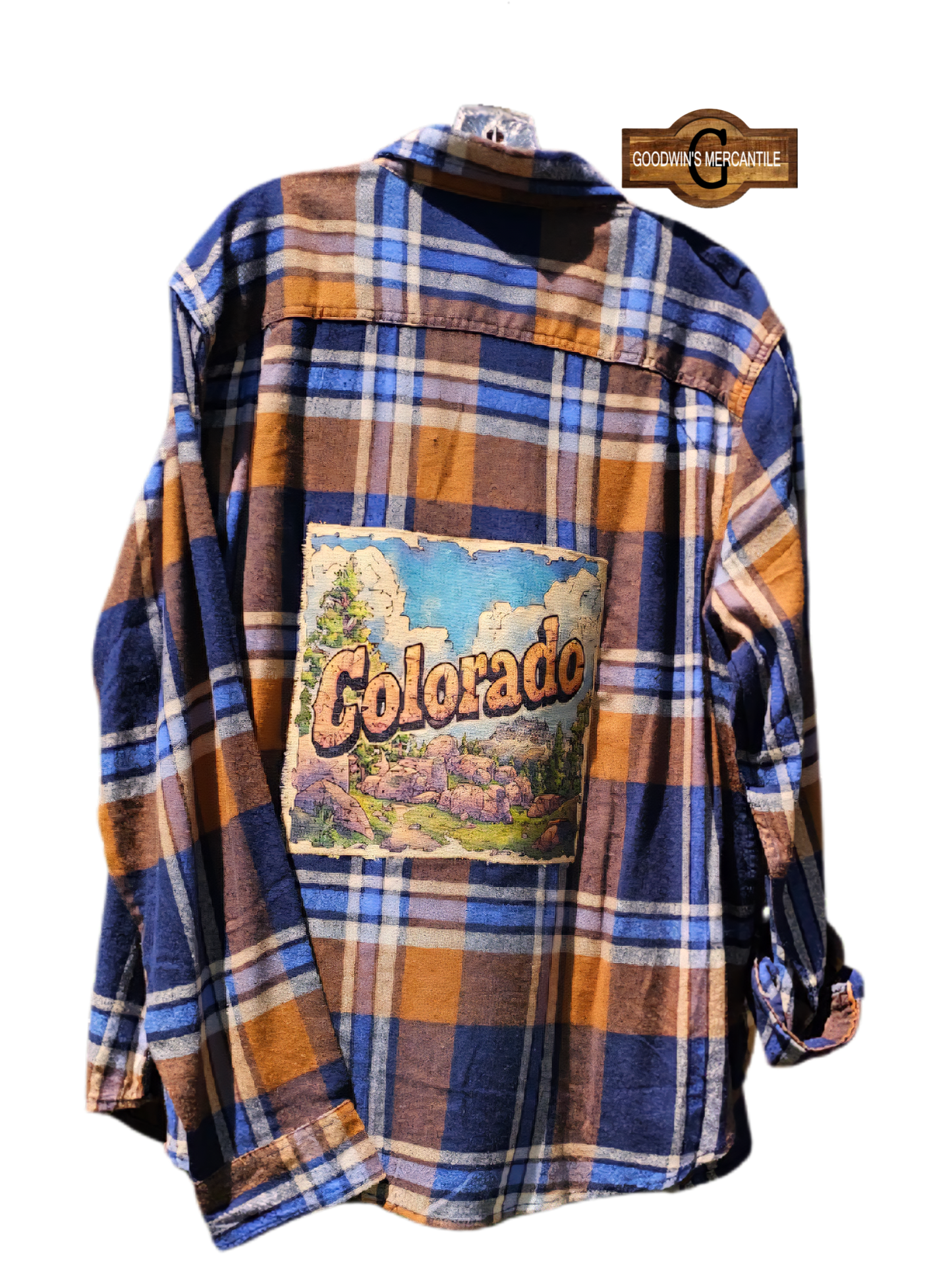 COLORADO ROCKY MOUNTAINS SHACKET-SIZE 2XLARGE