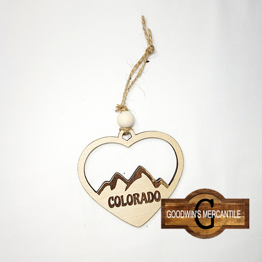 Colorado Mountain Ornament