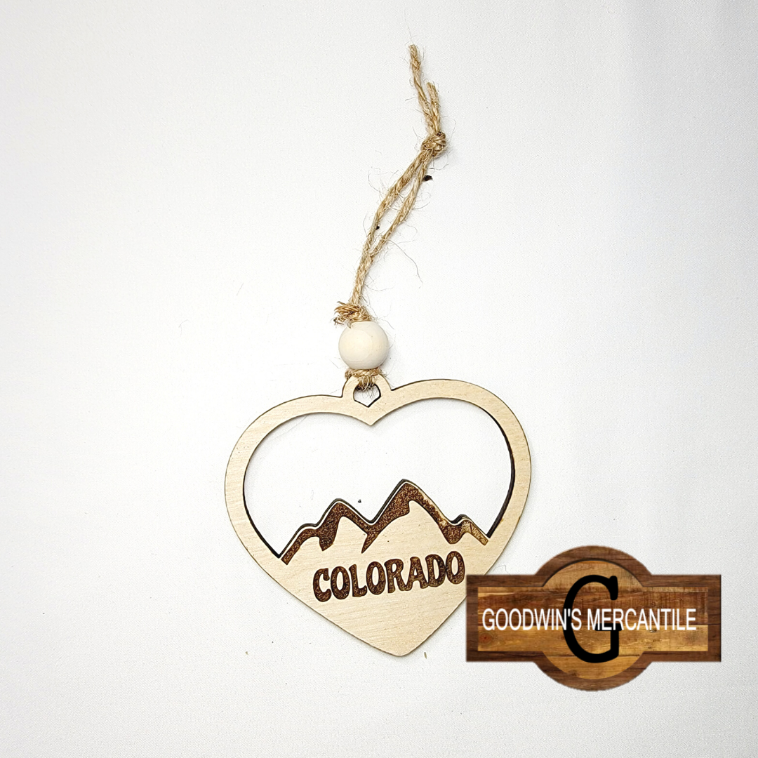 Colorado Mountain Ornament