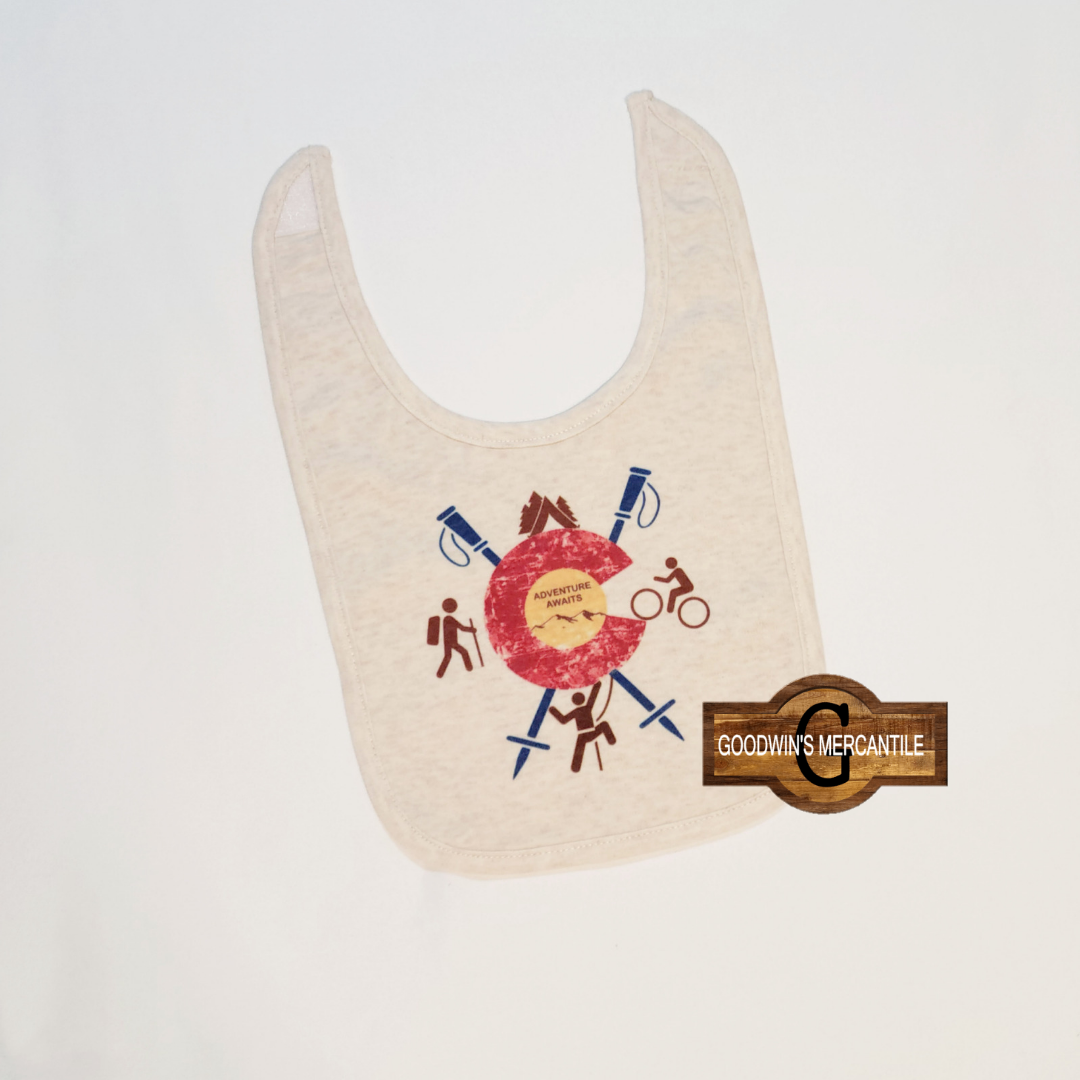 COLORADO ADVENTURE AWAITS BIB