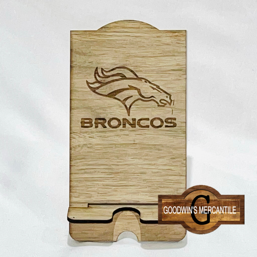 BRONCOS PHONE STAND