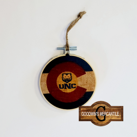 Colorado UNC Flag Ornament