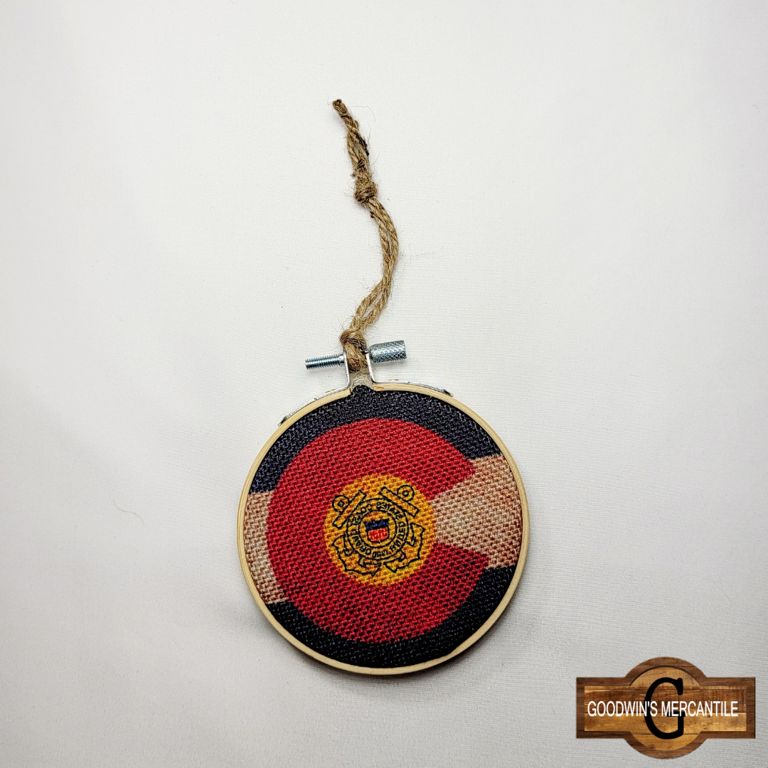 Colorado Coast Guard Flag Ornament