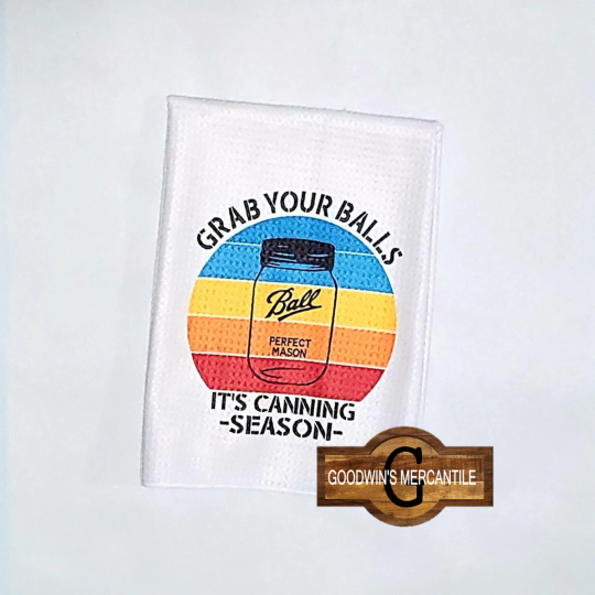 GRAB YOUR BALLS TEA TOWEL