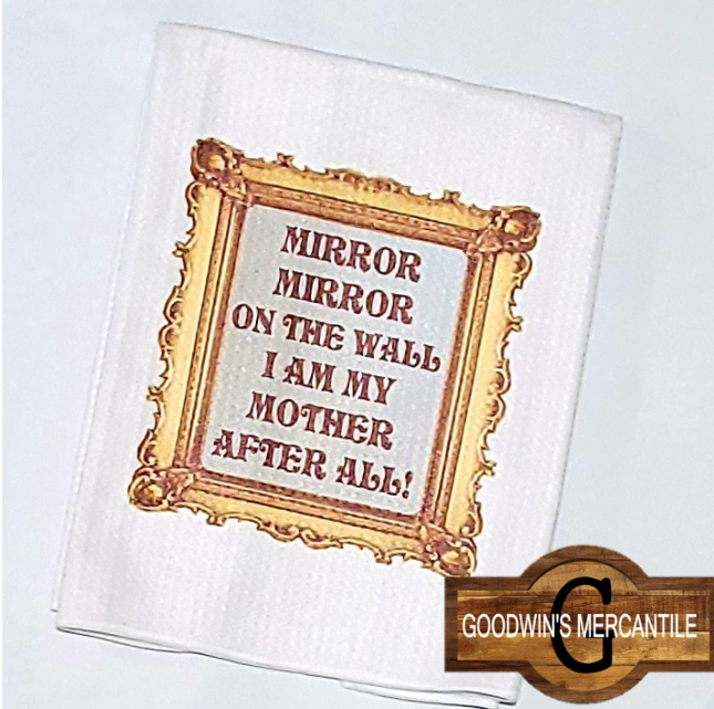 MIRROR MIRROR TEA TOWEL