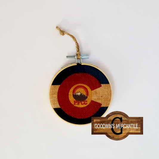 COLORADO PPCC FLAG ORNAMENT