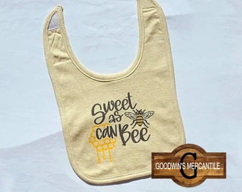 SWEET AS CAN BEE BIB